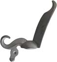 frizzen, left, wax cast steel, as cast, temper after fitting